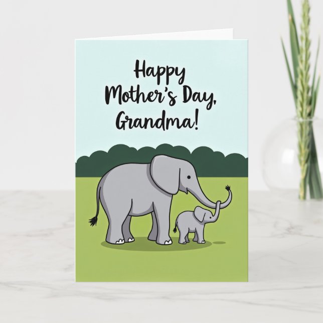 Sweet Mothers Day Trunk Card (Front)