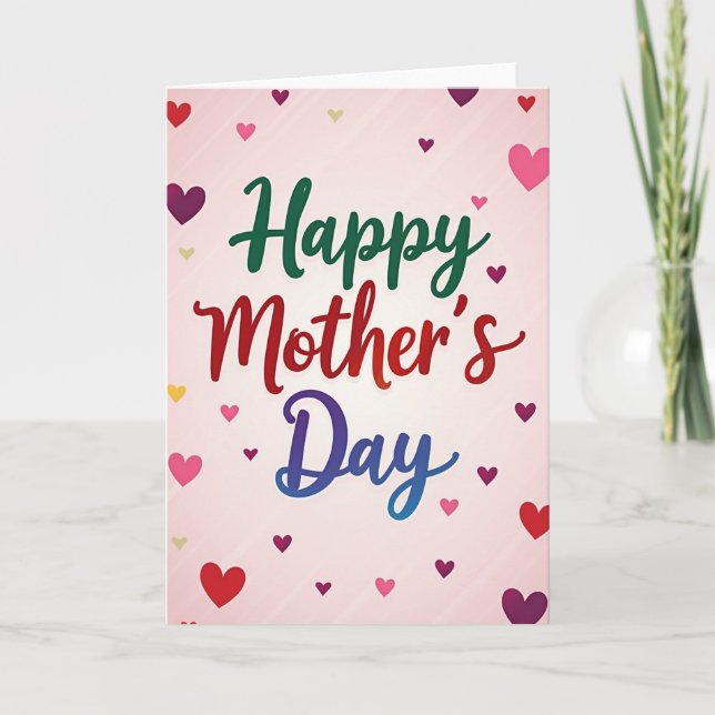 Sweet Mothers Day Type Card (Front)