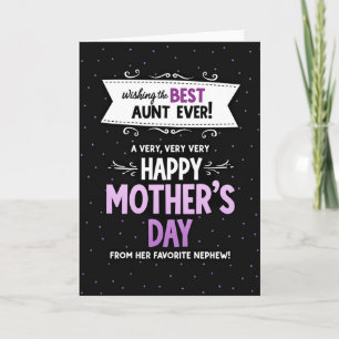 Sweet Mothers Day Violet Card
