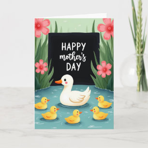 Sweet Mothers Day Water Bird Card
