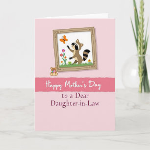 Sweet Mothers Day Woodland Scene Card