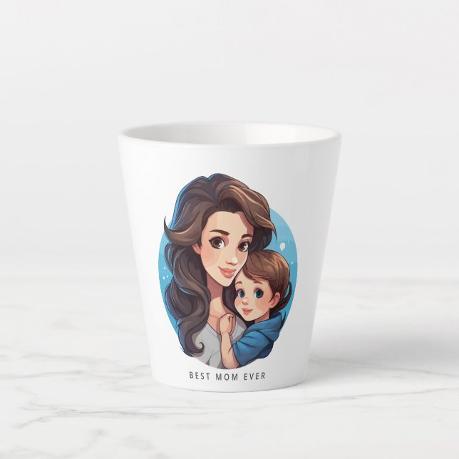 Sweet Mum and Girl Mother's Day Mug (Front)