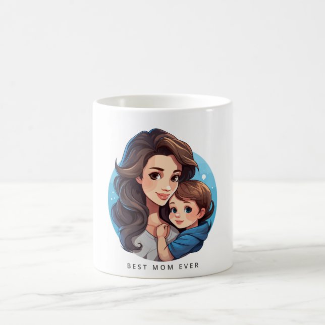 Sweet Mum and Girl Mother's Day Mug (Center)