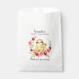 Sweet Mum & Baby Sloth Shower Favour Bags