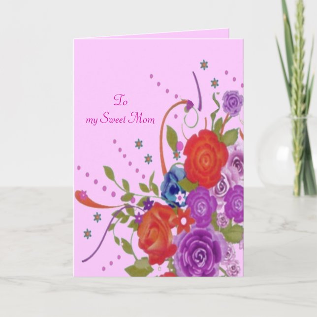 Sweet Mum - Mother's Day Card (Front)