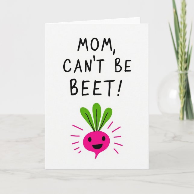 Sweet Mum Root Vegetable Card (Front)