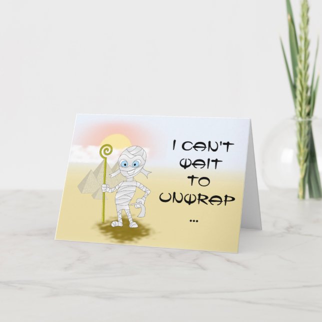 Sweet Mummy with Hearts and Butterflies Card (Front)