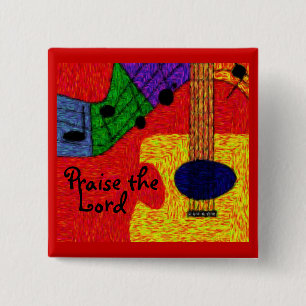 SWEET MUSIC 15 CM SQUARE BADGE