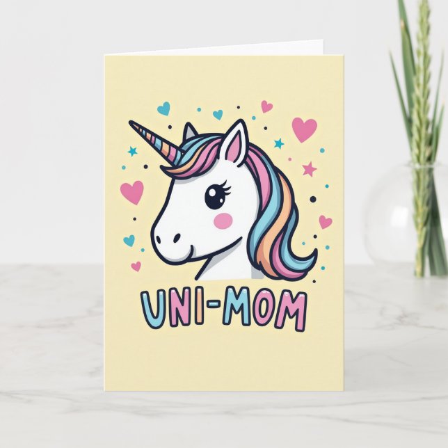 Sweet Mythical Mom Card (Front)