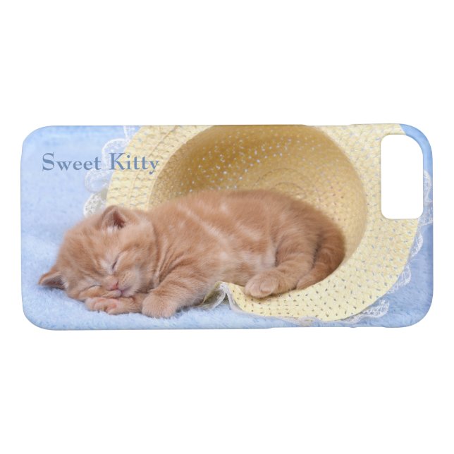 Sweet Napping Kitty Perfect Peaceful Cat Case-Mate iPhone Case (Back (Horizontal))