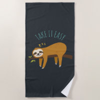 Sweet Napping Sloth "Take It Easy"