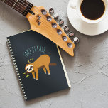 Sweet Napping Sloth "Take It Easy" Planner<br><div class="desc">Sweet illustration of a cute sloth napping on a tree branch and the words "Take It Easy" in handwritten font.</div>