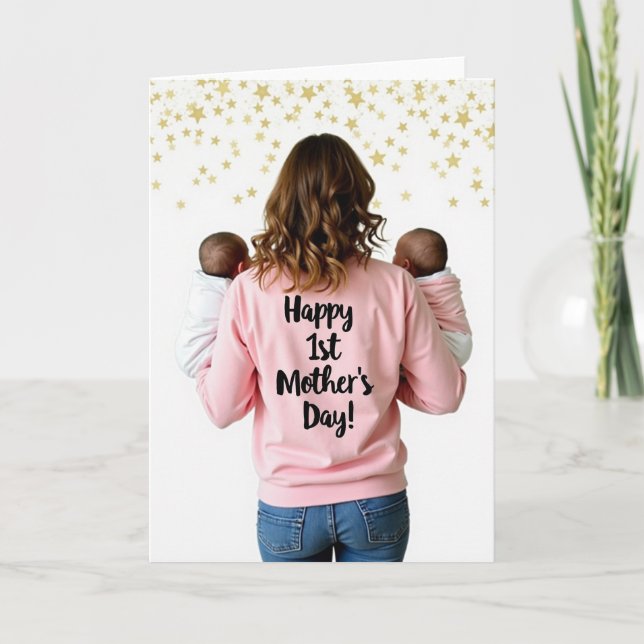 Sweet New Mum Starfall Card (Front)
