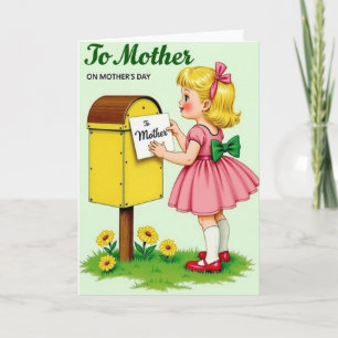 Sweet Note To Mother Card