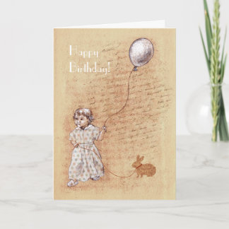 Sweet Old Memory Custom Birthday Card