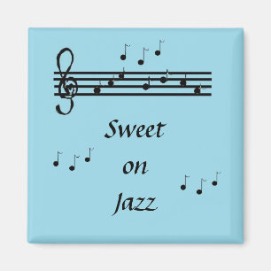 Sweet on Jazz - magnet