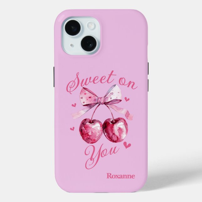 Sweet on You Customisable Valentine’s Day  Case-Mate iPhone Case (Back)
