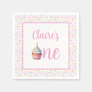 Sweet One 1st Birthday Napkin