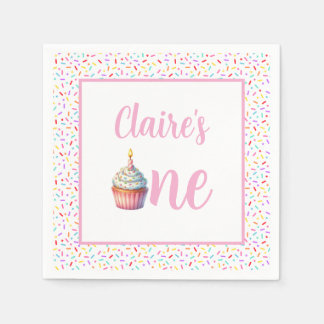 Sweet One 1st Birthday Napkin