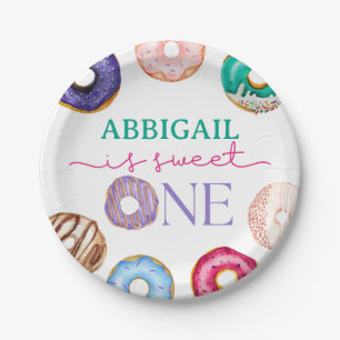 Sweet One 1st Birthday Paper Plate