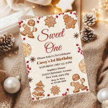 Sweet One Christmas holiday 1st Birthday party