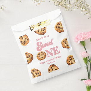 Sweet One Cookies and Milk 1st Birthday Party Favour Bags