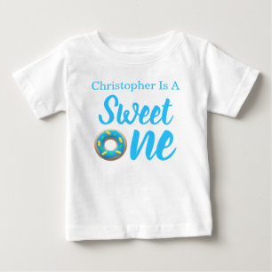 Sweet One Doughnut 1st Birthday Baby T-Shirt