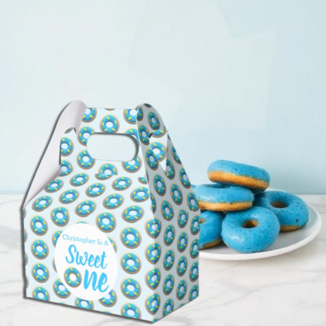 Sweet One Doughnut 1st Birthday Favour Box (Creator Uploaded)
