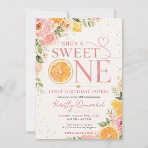 Sweet One First Birthday Brunch Invitation