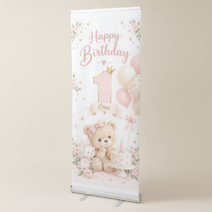 Sweet One – First Birthday Pastel Banner
