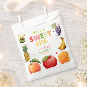 Sweet One Fruit 1st Birthday Bash, Summer Party Favour Bags