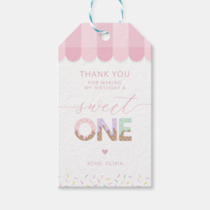 Sweet One Ice Cream Birthday Party Favour Tag
