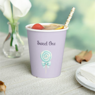 Sweet One Pastel First Birthday Paper Cups