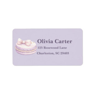 Sweet One Pastel First Birthday Return Address Label
