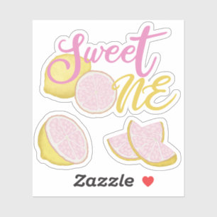 Sweet One Pink Lemonade Lemon Themed