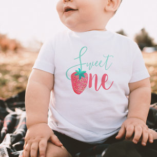 Sweet one strawberry kids baby T-Shirt