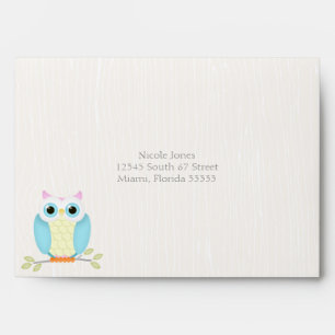 Sweet Owl Birthday Envelopes