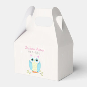 Sweet Owl Birthday Favour Box