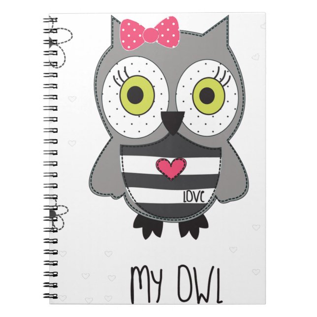 sweet owl notebook (Front)