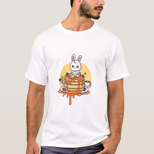 Sweet Pancake Bunny T-Shirt (Front)