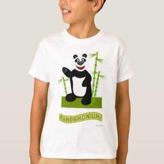 Sweet Panda-monium Panda Bear Cartoon T-Shirt