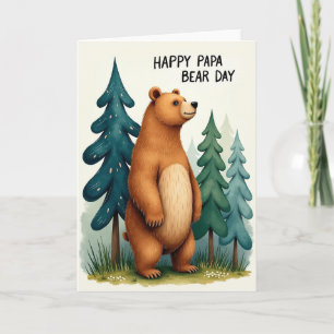 Sweet Papa Bear Day Forest Card