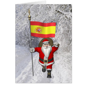 Sweet Papá Noel  Waving La Rojigualda