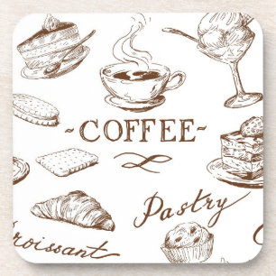 Sweet paper coaster