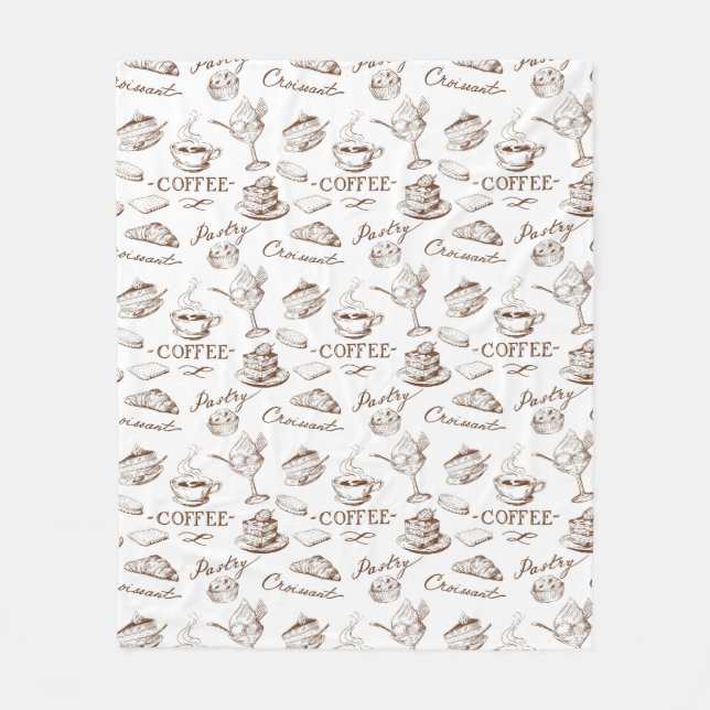 Sweet paper fleece blanket (Front)
