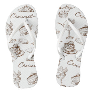 Sweet paper flip flops