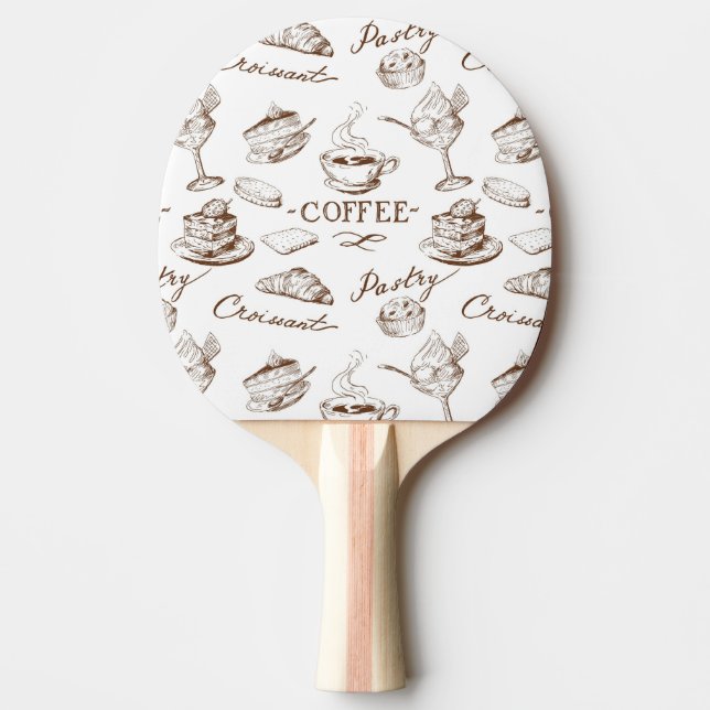 Sweet paper ping pong paddle (Front)