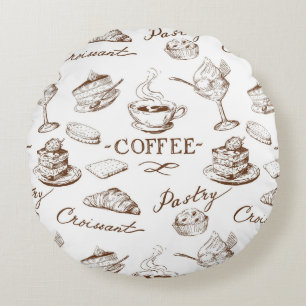 Sweet paper round cushion