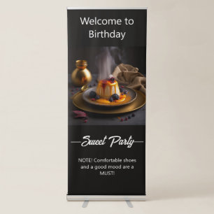 Sweet Party. Original invitation.  Retractable Banner