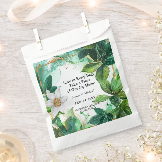 💍 Sweet Passiflora Serenity  Favour Bags (Clipped)